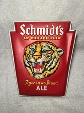 Vintage Schmidt’s Tiger Head Ale Beer Sign