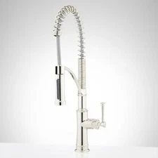 Signature Hardware 485306 Beasley 1.8 GPM Single Hole Pre Rinse Pull Down