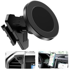CNC Vent Phone Holder, Magnetic Car Air Vent Phone Holder Cradles Mount Compa...