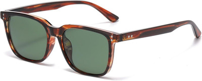 Polarized Men'S Square Sunglasses UV400 Protection for Driving Fishing Hiking Go