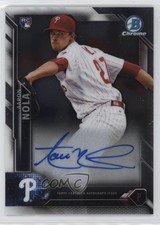 2016 Bowman Chrome Rookie Auto Aaron Nola #CRA-AN Auto 0s3