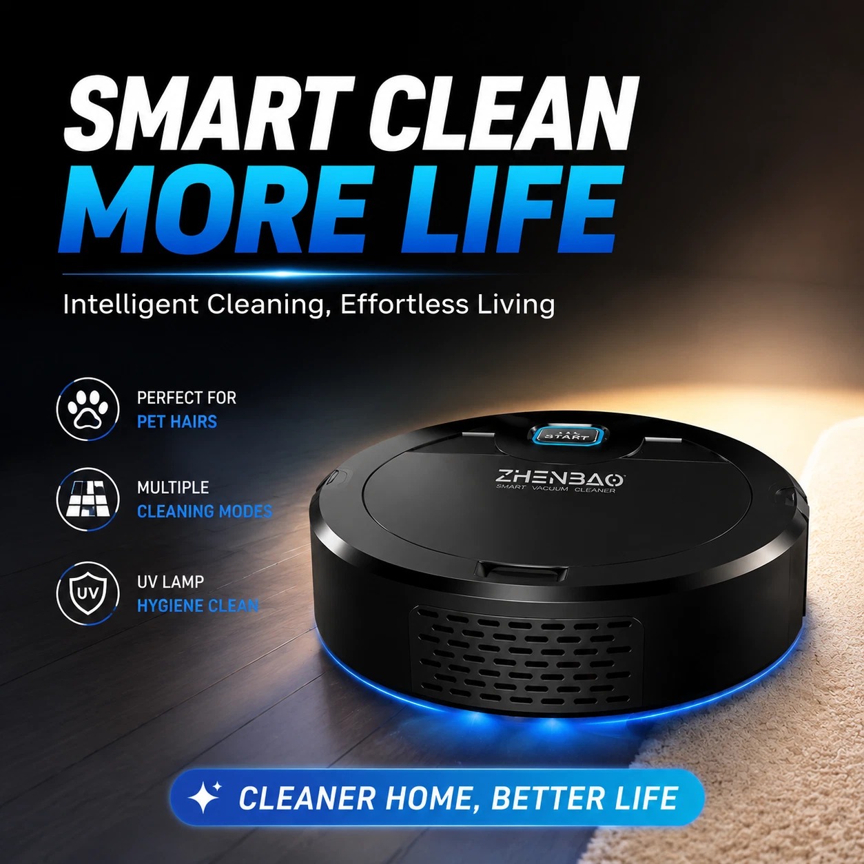 PureSweep Robotic Vacuum Cleaner