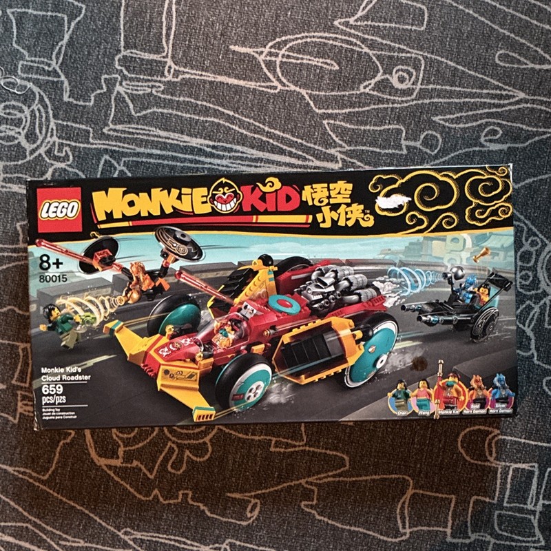 LEGO Monkie Kid Monkie Kid's Cloud Roadster 80015 659 pcs Age 8+ Box