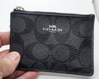 COACH Card Case PVC Black All-over Pattern Men's — photo 8
