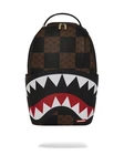 SPRAYGROUND ENLARGED CHECK BACKPACK - BROWN/BLACK - 910B6263NSZ