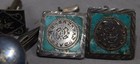 LOT 5 VINTAGE STERLING SILVER CUFFLINKS FOUR SIAM THAILAND & ONE MEXICO 41 GRAMS — photo 6