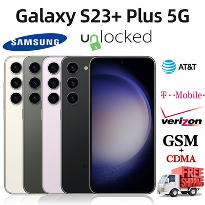  New  Samsung Galaxy S23+ Plus 5G 256GB/512GB (Unlocked) T-Mobile Att Verizon