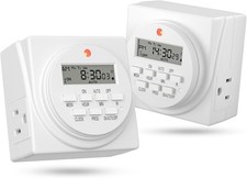 7 Day Dual Outlet Digital Timer