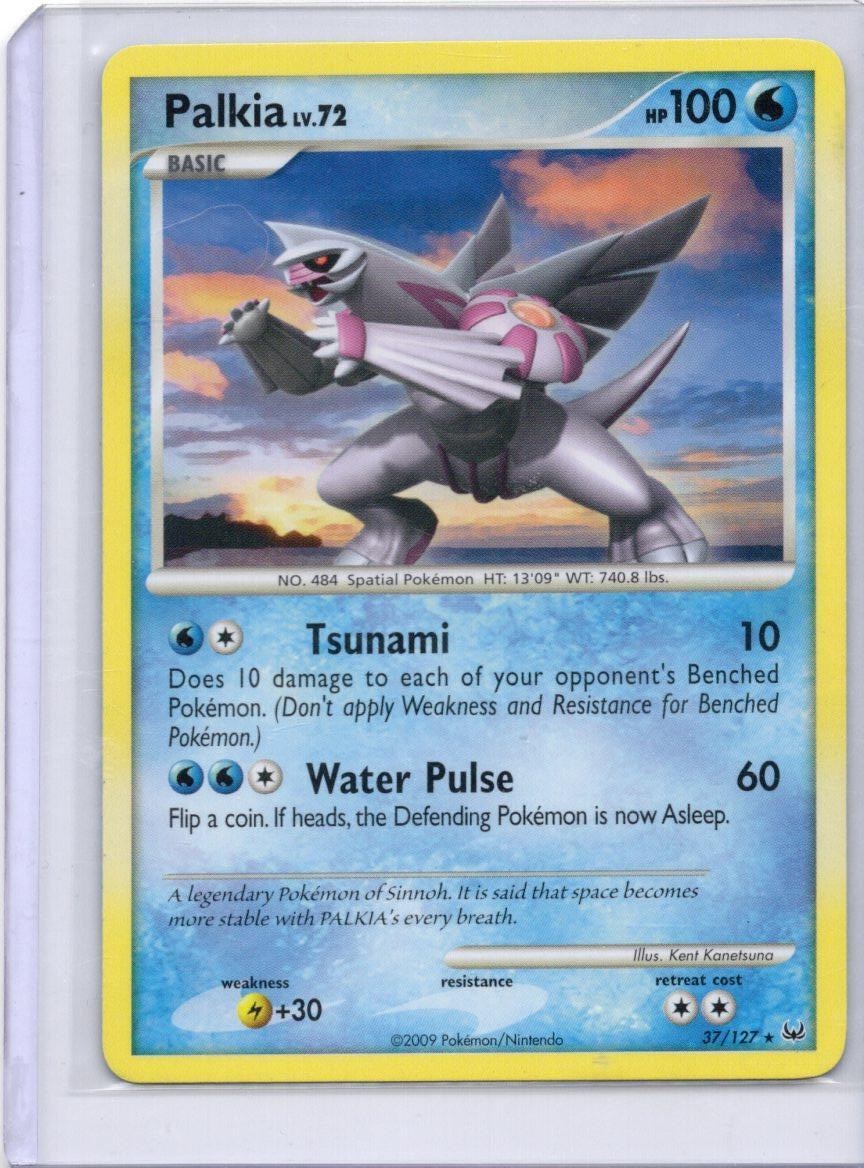 Pokemon - Palkia #37/127 - Platinum - Rare - Lightly played