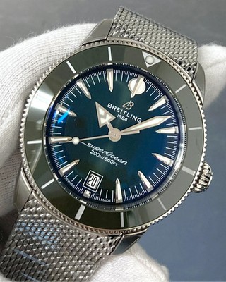 Breitling SuperOcean Heritage B31 42mm Green Dial SS Men's Watch