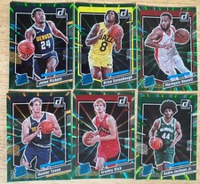 2023-24 Donruss Rookie Green Laser Lot Of 6 Gradey Dick, Sensabaugh And More!!!