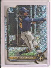 2022 Bowman Chrome Mega Box Prospect Jackson Chourio Milwaukee Brewers