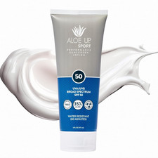 Aloe Up Sport Sunscreen Lotion SPF 50 - Broad Spectrum UVA/UVB Sunscreen Protect