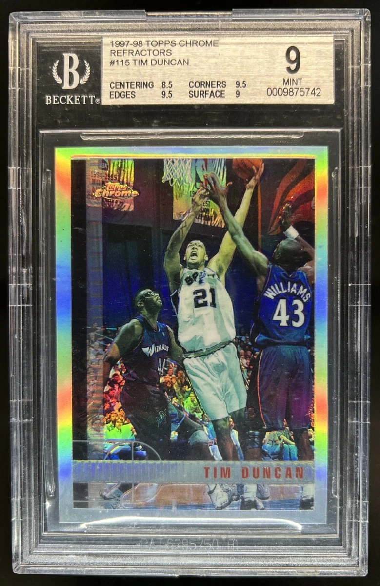 Topps Tim Duncan Basketball Rookie Sports Trading Cards | Updated