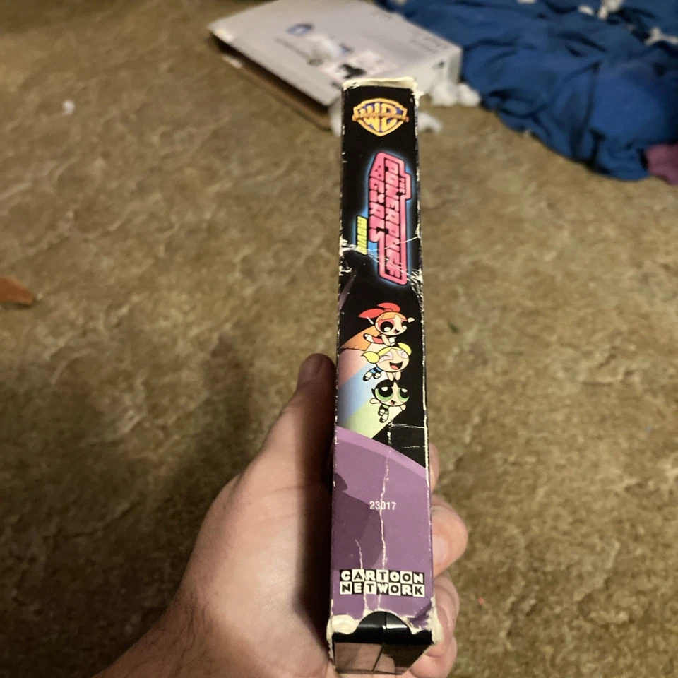 Powerpuff Girls Movie VHS Used 2002 Cartoon Network Slipcover RARE Dexter’s Lab - Image 2 of 4