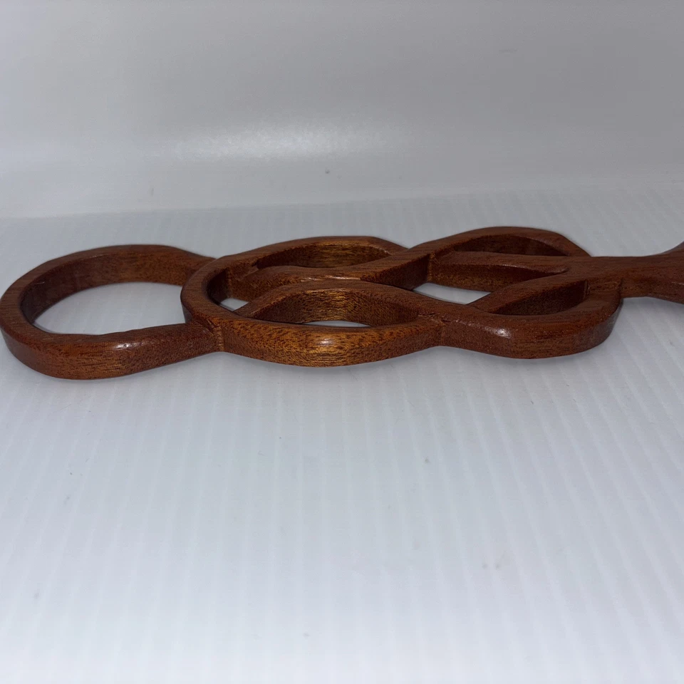 手工雕刻木制爱情勺凯尔特设计PB制造商马克 — 第 3/4 张图片