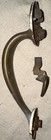 Vintage Brass Metal | Solid Door 8.25” Handle | Antique Original Hardware — photo 6