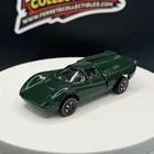 Vintage Hot Wheels Redline Lola GT70 Green Enamel US Base - Excellent Condition