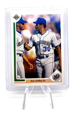1991 Upper Deck - Ken Griffey Jr, Ken Griffey Sr. #572 Posed with Ken Griffey...