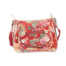 Oilily, Umhängetasche, OCB0107-2002 MF, Damen, Polyester, Rot/Mehrfarbig #tOw
