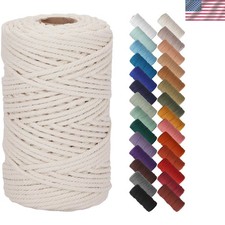 Soft Strong Macrame Cord 5mm x 109 Yards - Perfect for Wall Hangings More