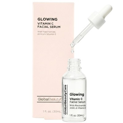Global Beauty Care Vitamin C - Facial Serum with 1 Fl Oz (Pack of 1), Pink 