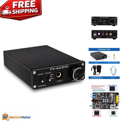 Mini HiFi FX-Audio DAC-X6: 24Bit Digital Audio Decoder & Headphone Amplifier