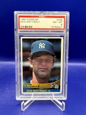 1984 Donruss Don Mattingly RC Rookie #248 Yankees PSA 8