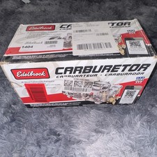 Edelbrock 1404 Performer Series 500cfm Manual Choke Carburetor New In Box
