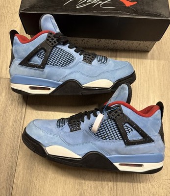 Nike Air Jordan 4 Travis Scott Men's Sneakers Size 11 Cactus Jack - 308497