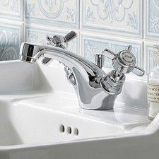 Delphi Belgravia Chrome Mono Basin Mixer Tap with Pop-Up Waste