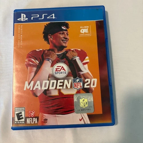 Madden NFL 20 PS4 Complete CIB Tested Working Patrick Mahomes EA Sports Game