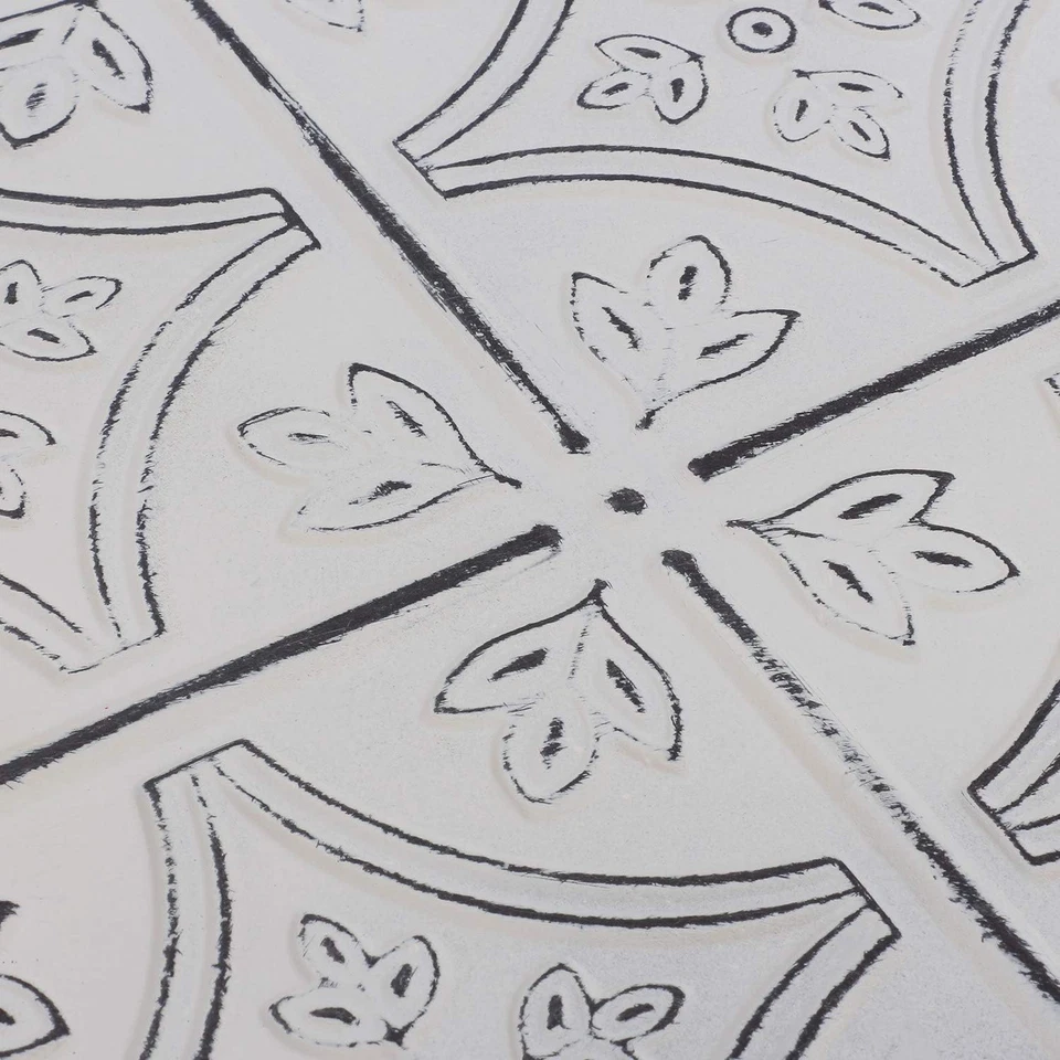 Azulejos de parede de estanho 24X24 pregos, risers de escada, azulejos de teto de metal, pacote com 5 (antigos - Imagem 2 de 4