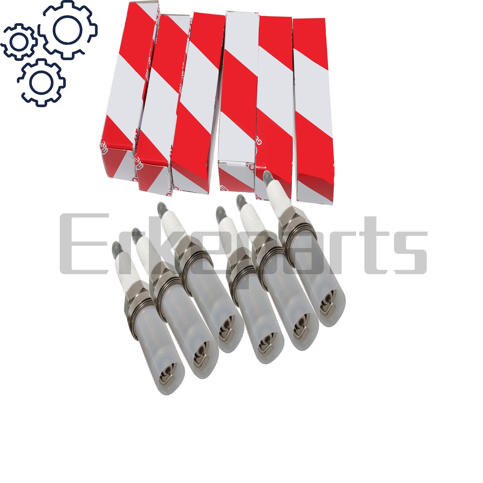 6 PCS New OEM For Toyota Lexus Replace 90919-01247 Spark Plugs FK20HR11 3426