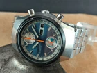 Vintage CITIZEN Chronograph Speedy Flyback 67-9038 Steel Watch. Circa 1973