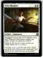 MTG Magic The Gathering Marvel's Spider-Man Card #22 Web-Shooters