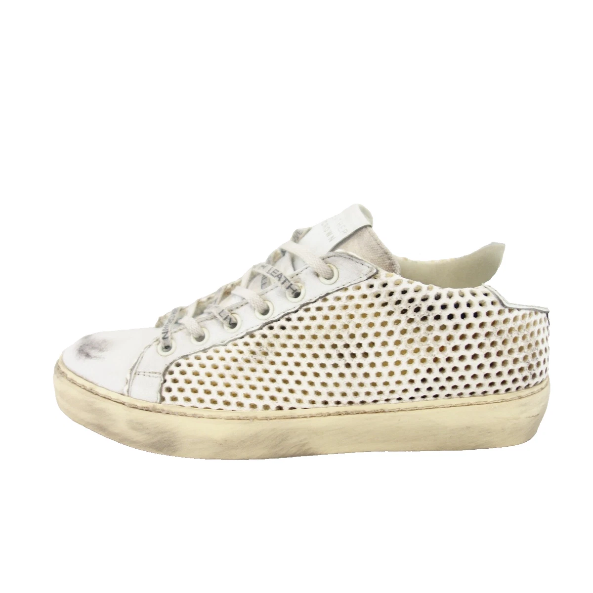 Sneaker Leather Crown Weiß 36 Echt Leder Damen Schuhe Low Top Sport Np 269 Neu