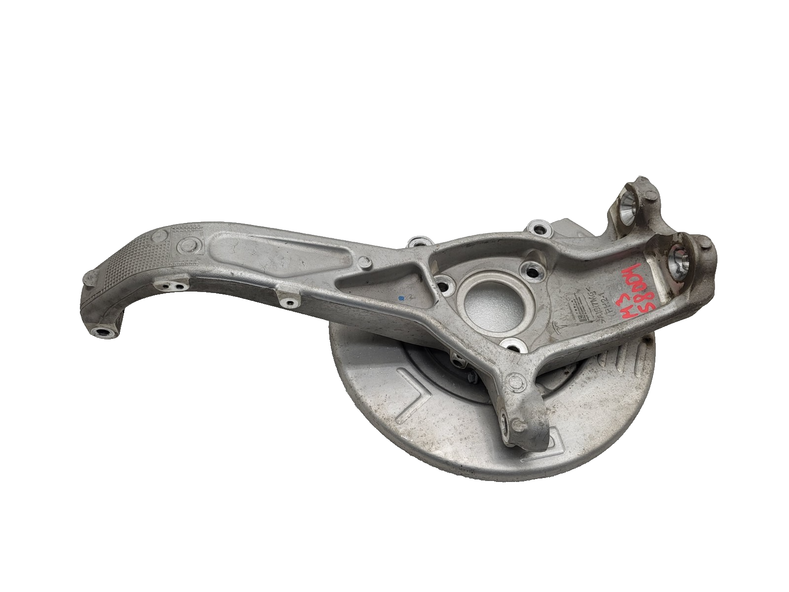 17-23 Tesla Model 3 AWD Front Right Spindle Knuckle w/ Brake Dust Shield 1044316-00-E