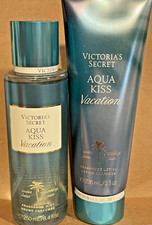Victoria s Secret AQUA KISS Vacation Fragrance Mist 8.4oz Lotion Gift Set