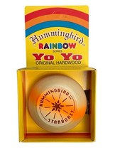 Hummingbird Yo Yo Rainbow Series 1987 Rock Maple Wood NOS Unpunched Made In USA
