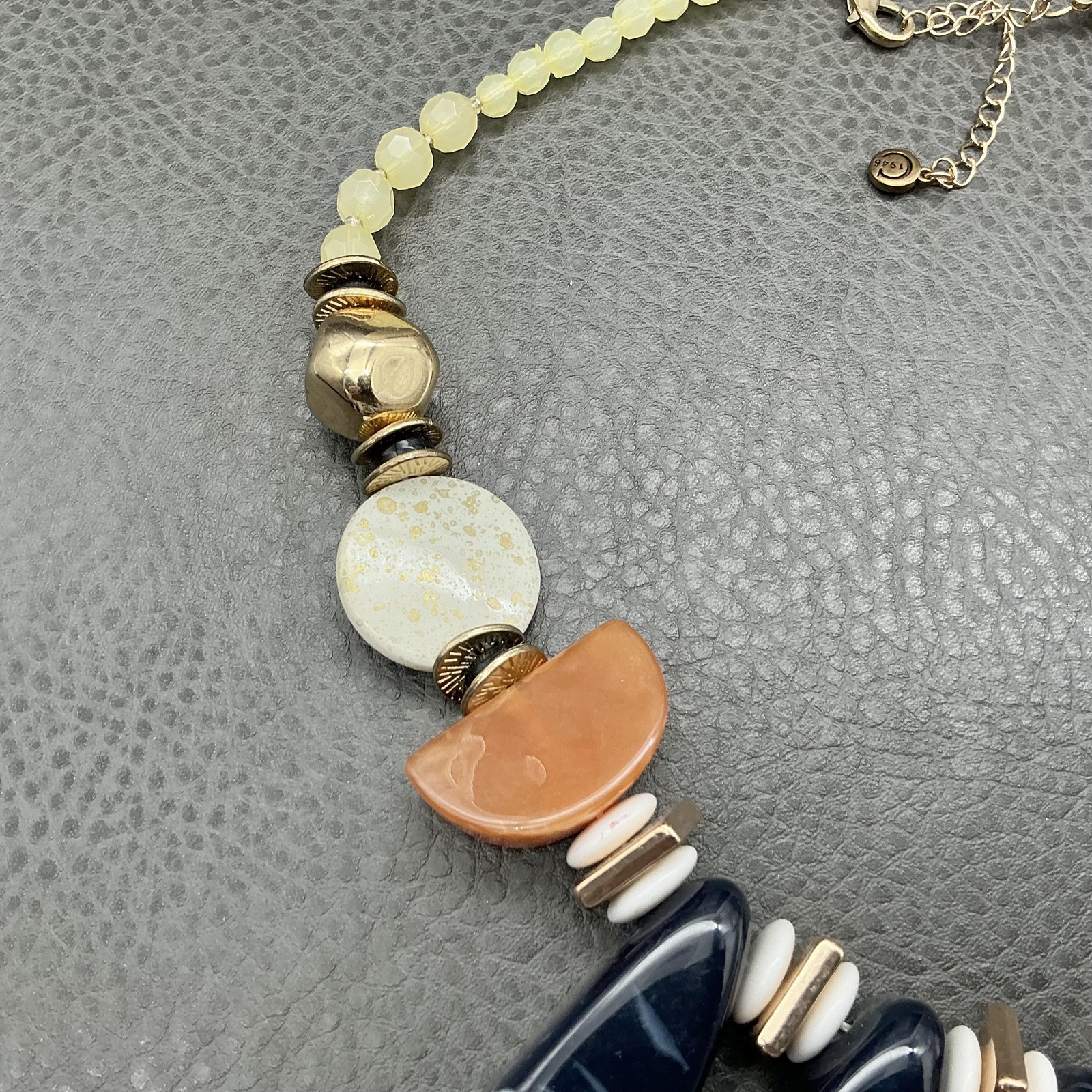 Chunky Multicolor Beaded Statement Bib Necklace B… - image 3