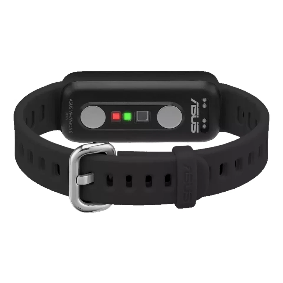 ASUS VivoWatch 6 AERO 15mm silicone ECG & PPG & GPS Sensors 1.1in HC-C06 Black - Image 3 of 3