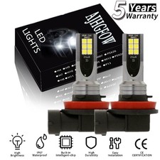 H11 Led Fog Lights 6500k White 55w Driving Lamps Foglight Bulbs Kit Bright Lamps H11 Led Fog Lights 6500k White 55w Driving Lamps Foglight Bulbs Kit Bright Lamps