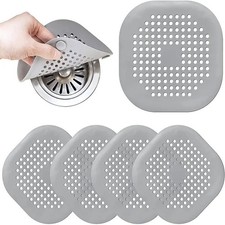 1 Pc Hair Filter Sink Drain Strainer Silicone Floor Drain Stopper Anti Block