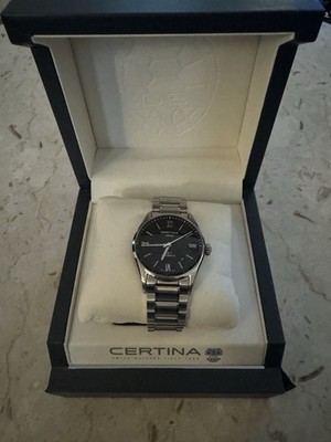 Certina DS Caimano Automatic C017.407.11.053.00 Black Dial 38mm Box Unworn