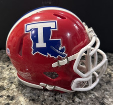 Louisiana Tech Bulldogs Mini Helmet Riddell 4” Riddell Red Speed Style No Box