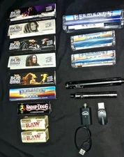 BRASS KNUCKLES + SPINNER II PENS,2 CHARGERS, 3 ELEMENTS MACHINES + 9 PACKS