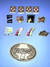 13 Vintage Authentic Racquetball Pins - Excellent Condition, AARA, Ektelon, ACRA