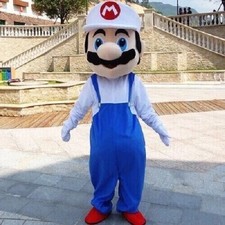 Mascot Costume Cosplay Party Fancy Dress Brothers Suits Adult Unisex Costume