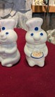 Vintage B&M Pillsbury Doughboy Salt & Pepper Shakers, 1997, crazing, 4.25" tall — photo 4